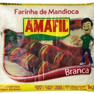 Amafil - Farinha de Mandioca branca fina - 1kg