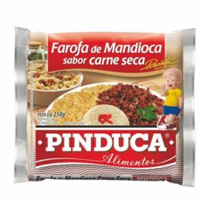PINDUCA -  Farofa de Mandioca - Sabor Carne Seca