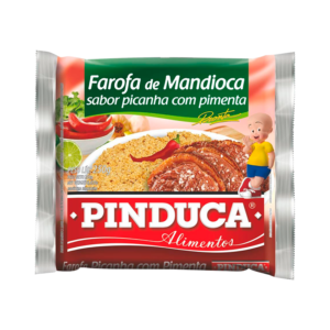 PINDUCA -  Farofa de Mandioca - Sabor Picanha com Pimenta